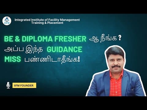 Engineering & Diploma Career Guidance by IIFM Founder | BE & Diploma Students Watch Now!