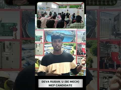 MEP Candidate Review | Best Mep Training Institute In Chennai | Placement & Training Success