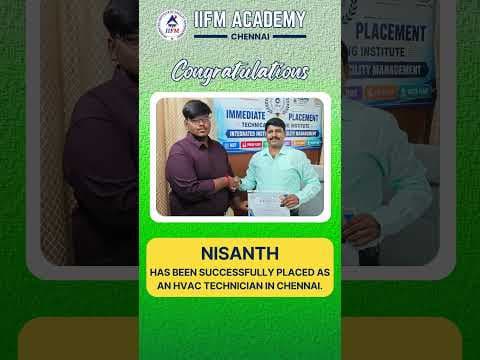 Nisanth - Success Story | HVAC Training | Success Story