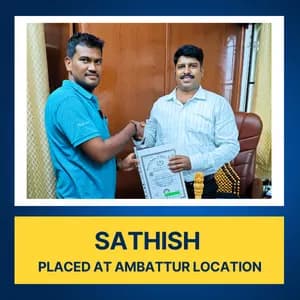 Student placed as MEP Engineer through IIFM Academy Chennai MEP course