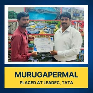 MEP Operator student placement after completing MEP training at IIFM Academy Chennai