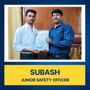 Safety officer training placement success from IIFM Academy Chennai