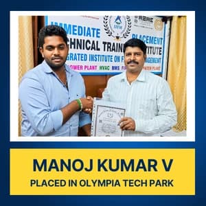 Construction safety course student placement IIFM Chennai